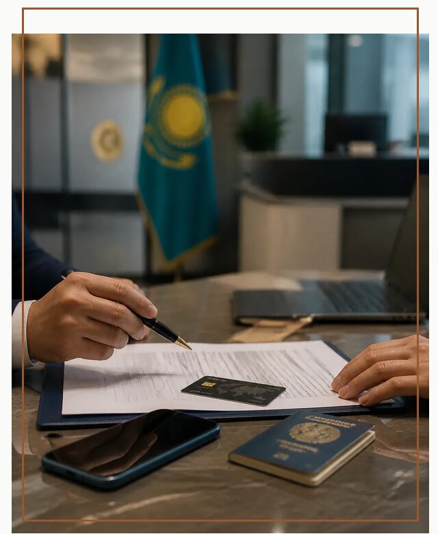 Открытие счета и банковской карты в Казахстане в Белебее